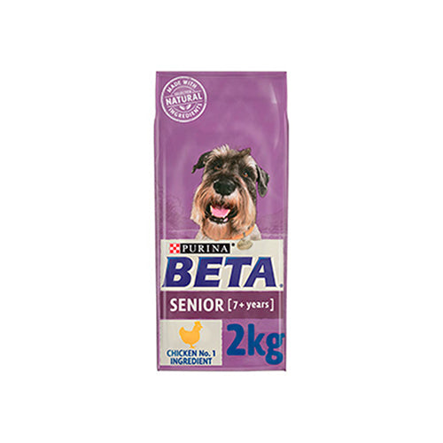 BETA Senior 7+ Dog Food With Chicken 2kg Dry Dog Food