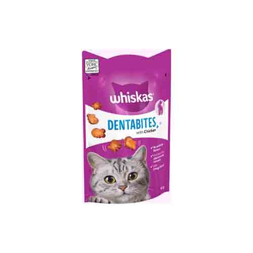 Whiskas Dentabites with Chicken 8 x 50g