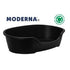 Moderna - Large - Dog Plastic Beds Black