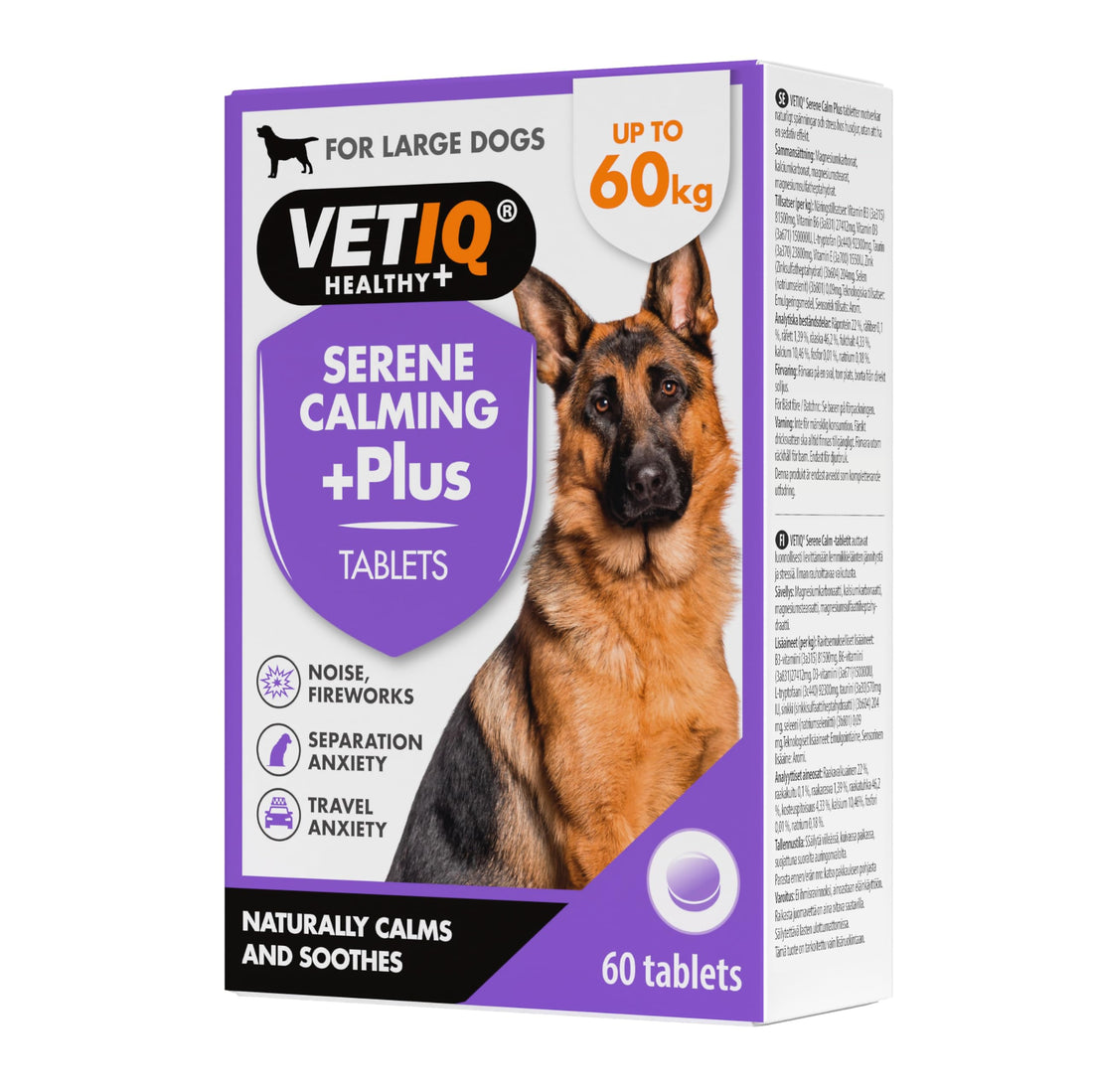 Vetiq Serene Calming +Plus Tablets For Large Dogs