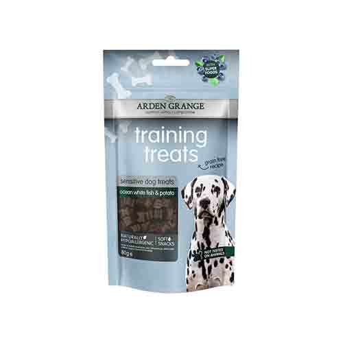 Arden Grange Training Treats Sensitive White Fish &amp; Potato 10 x 80g