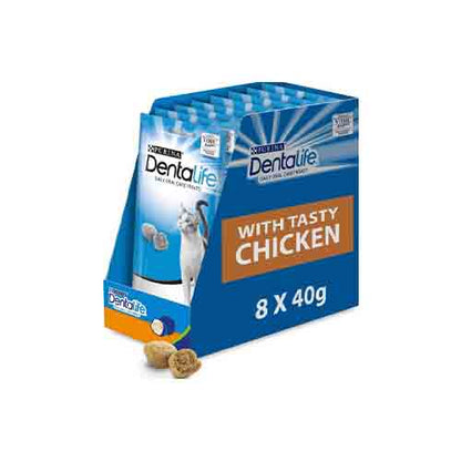 Purina Dentalife With Tasty Chicken 8 x 40g