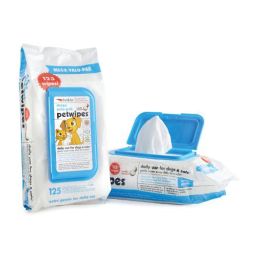 Petkin Mega Value Wipes – 125 Wipes