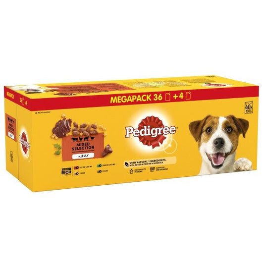 Pedigree Mixed Selection in Jelly 40x100g