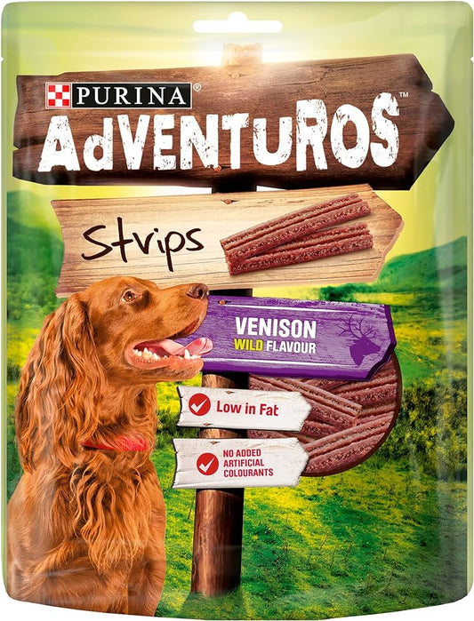 Purina Adventuros Strips Venison Wild Flavour 6x90g