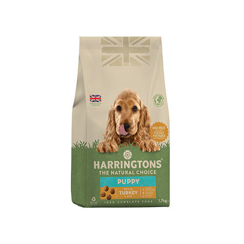 Harringtons Puppy Rich In Turkey &amp; Rice 1.7Kg Dry Dog Food