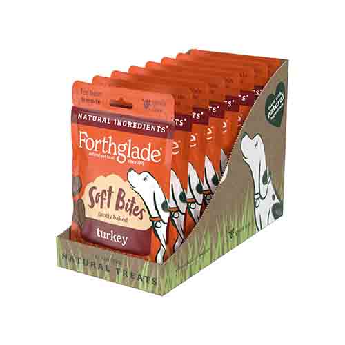 Forthglade Grain Free Soft Bites With Turkey 8 x 90g