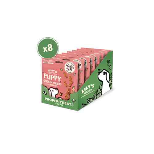 Lily’s Kitchen Puppy Chicken Nibbles with Salmon 8 x 70g