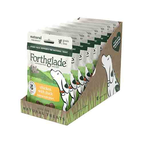 Forthglade Grain Free Soft Bites With Chicken &amp; Duck 8 x 90g