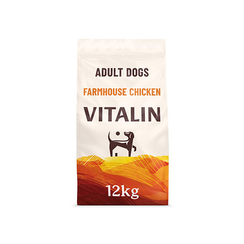 Vitalin Adult Dog Farmhouse Chicken 12kg Dry Dog Food