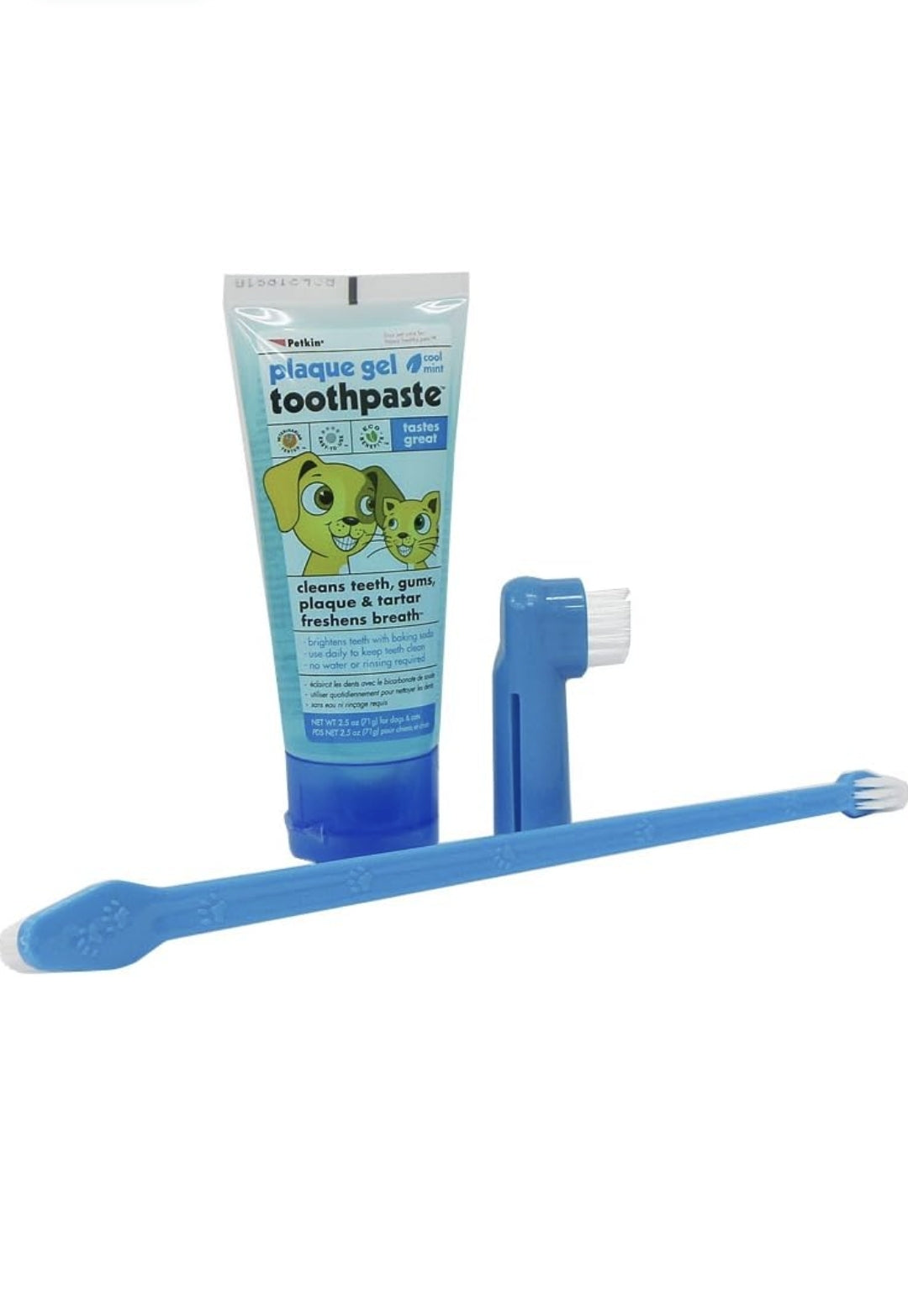 Petkin Plaque Dental Kit - Dog Oral Care