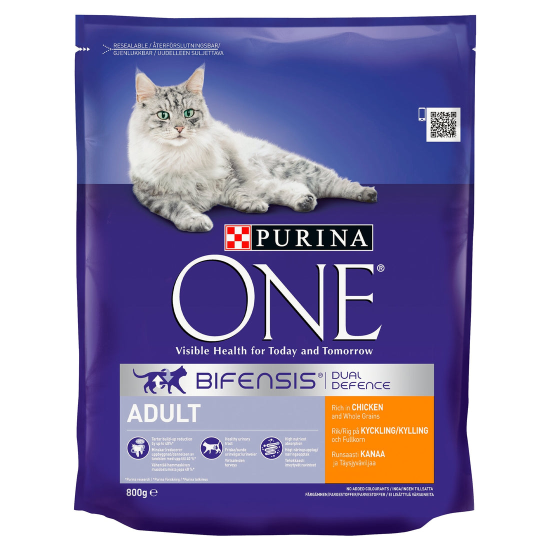 Purina One Bifensis Adult Rich In Chicken 800g