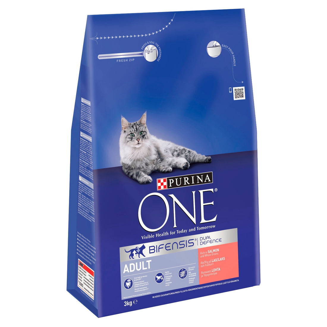 Purina One Bifensis Adult Rich In Salmon 3kg