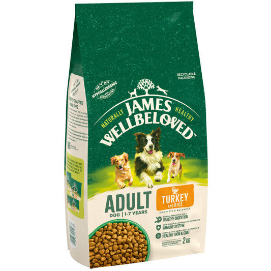 James Wellbeloved Adult with Turkey & Rice 2kg