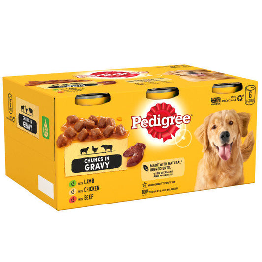 Pedigree Chunks in Gravy 6x400g