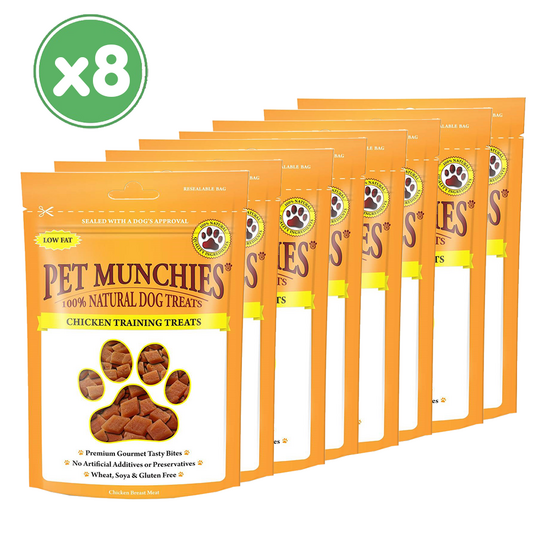 Pet Munchies Natural Chicken Training Treats 8 x 150g