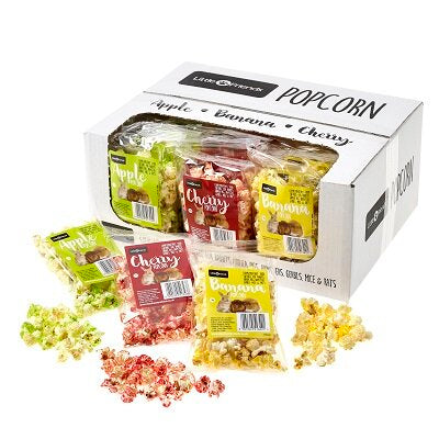 Classic Banana &amp; Apple and Cherry Popcorn Assorted 24 x 18