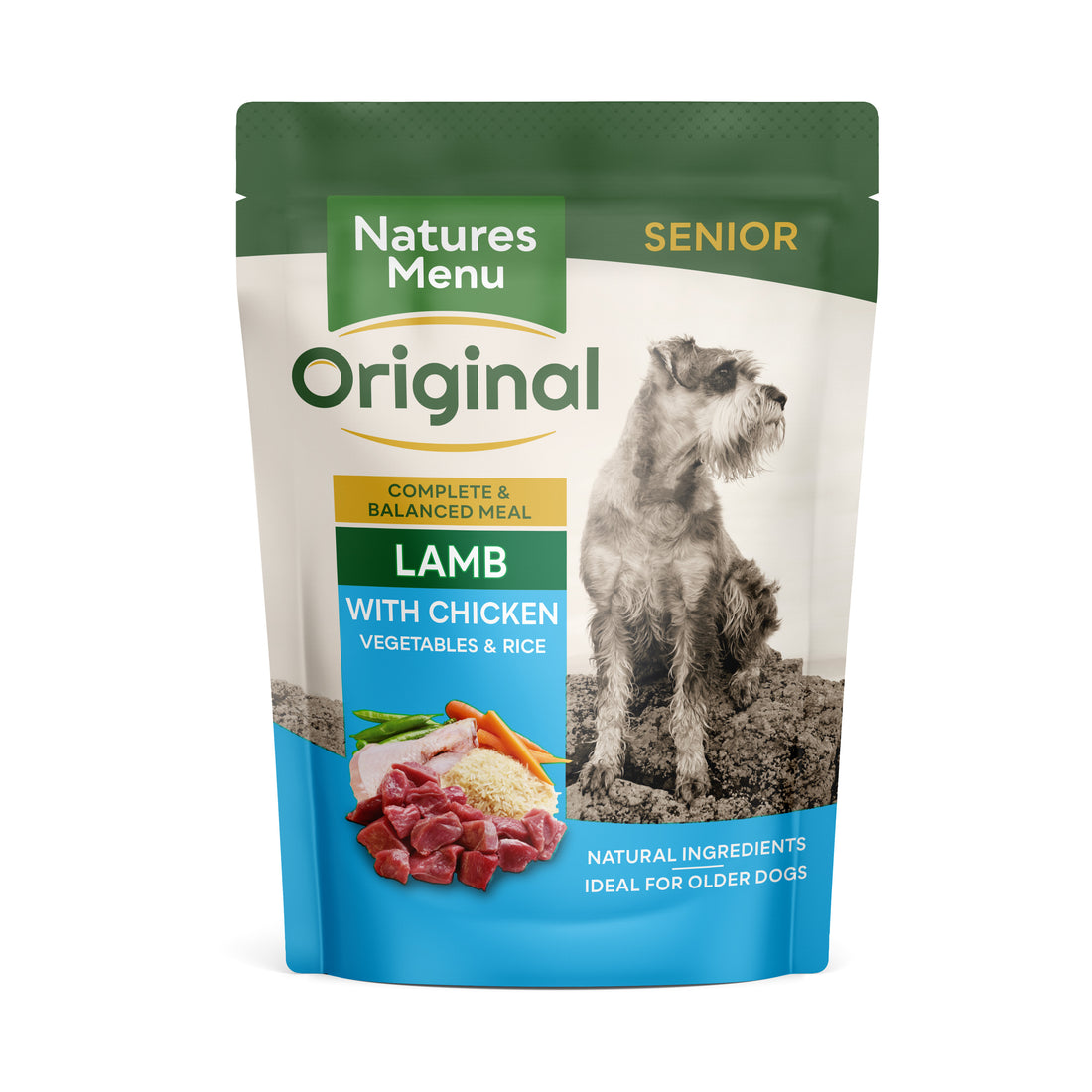 Natures Menu Senior Lamb with Chicken Vegetables &amp; Rice 8x300g