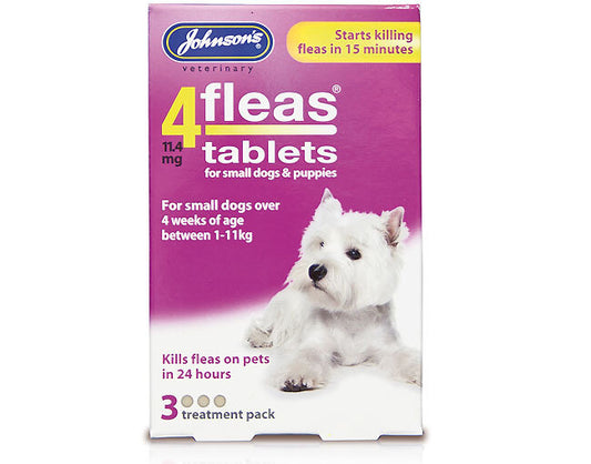 Johnson's 4fleas Tablets For Small Dog And Puppies