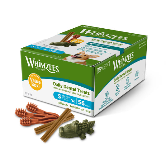 Whimzees Small Variety Box 56 Pack