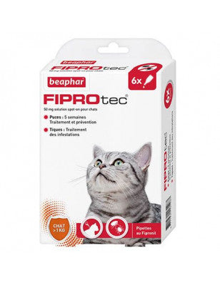 Beaphar Fiprotec Spot On Cat 6 pipettes