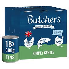 Butchers Wholegrain Simply Gentle Dog Food Cans 18x390g