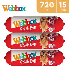 Webbox Chub Roll Beef 15 x 720g