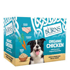 Burns Organic Chicken with Carrots & Brown Rice 6 x 395g