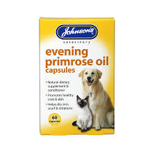 Johnson's Evening Primrose Oil For Dogs & Cats 60 Capsules