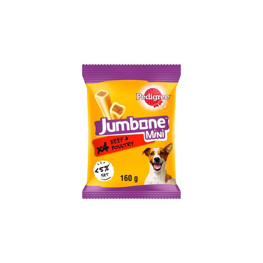 Pedigree Jumbone Mini with Beef and Poultry 8 x 160g