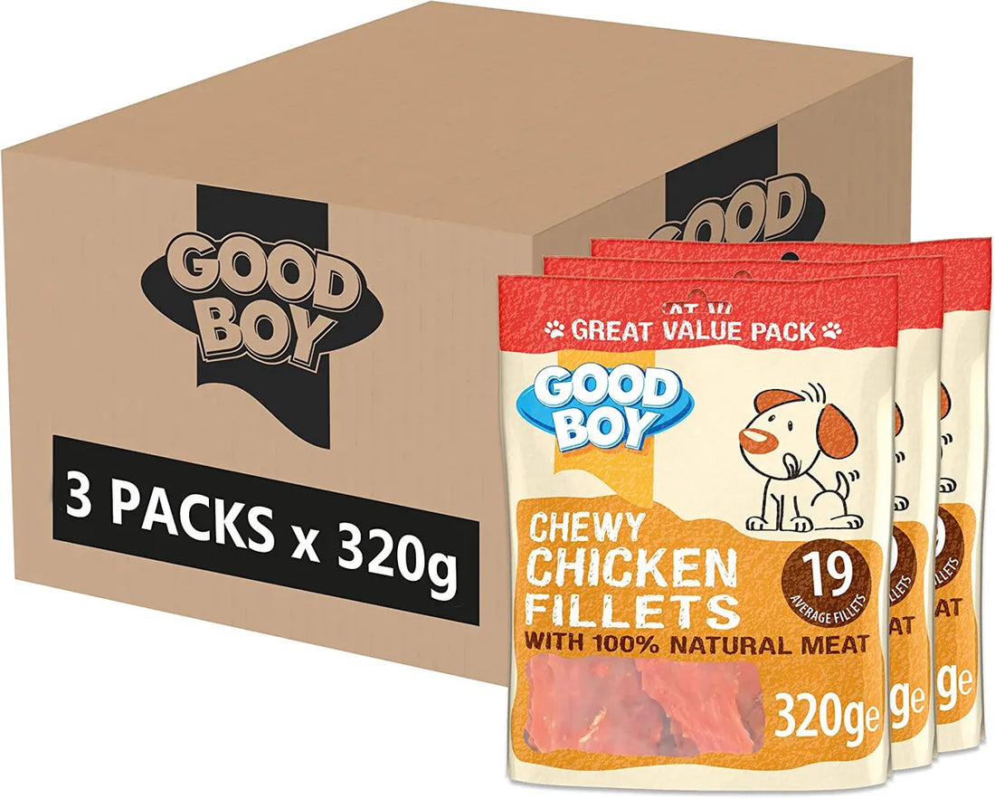 Good Boy 3 x 320g Chewy Chicken Fillets