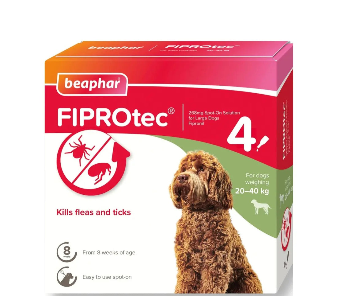 Beaphar FIPROtec Spot On For Large Dogs 4 Pipettes