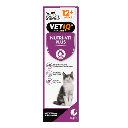 VETIQ Nutri-Vit Plus Paste cat 70g Vitamin Treat for Cats and Kittens