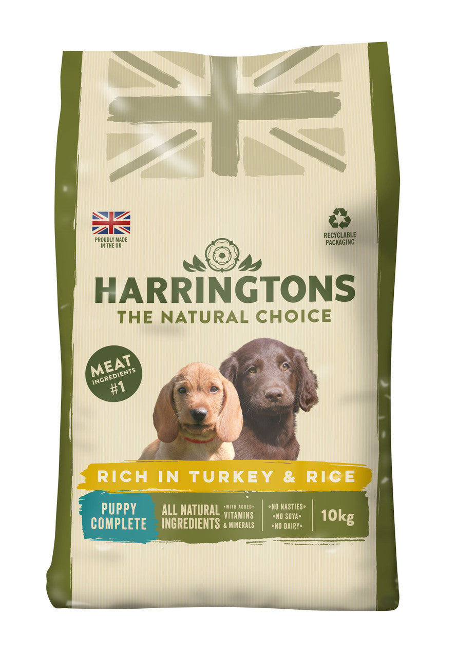 Harringtons Turkey &amp; Rice 10kg - Dry Pupp Food