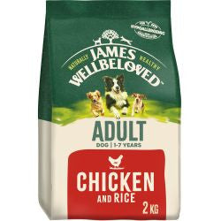 James Wellbeloved 2kg Chicken &amp; Rice - Adult Dry Dog Food