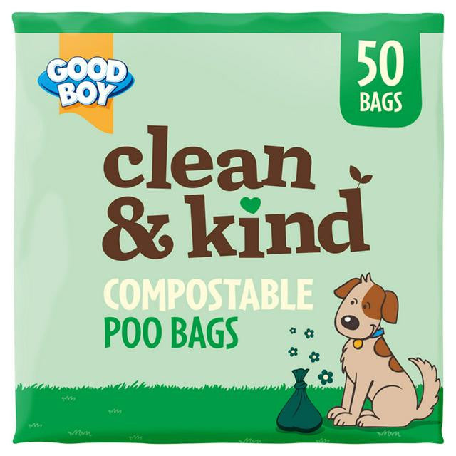 Good Boy 50 Clean &amp; Kind Compostable  - Dog Poo Bags