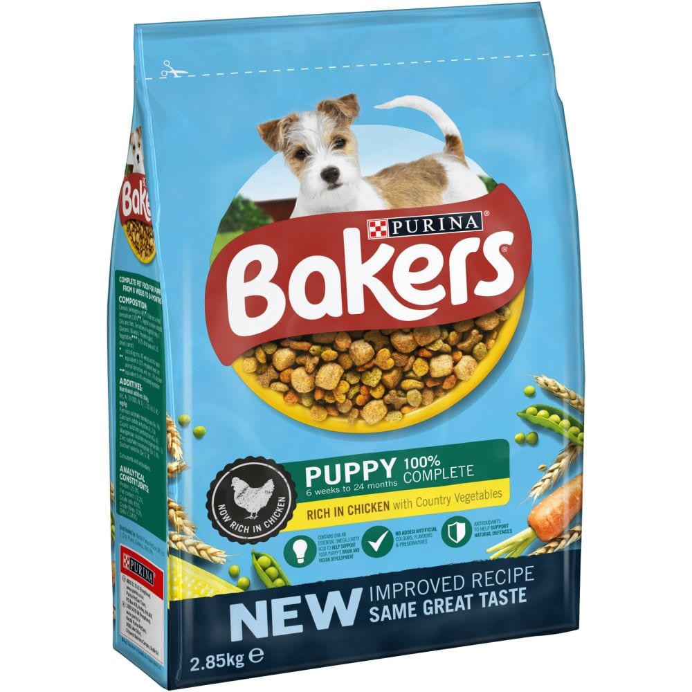 Bakers Complete Puppy with Chicken &amp; Vegetables 2.85Kg - Dry Puppy Food