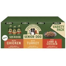 James Wellbeloved 12x400g Senior Turkey, Lamb &amp; Chicken