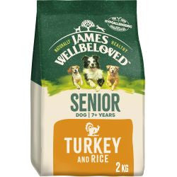 James Wellbeloved  Senior Turkey &amp; Rice 2kg  - Dry Dog Food