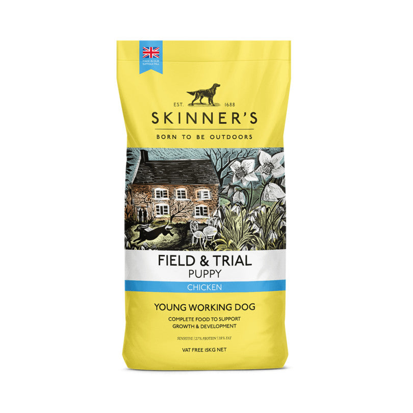 Skinners Field &amp; Trial Chicken 15kg - Dry Puppy Food