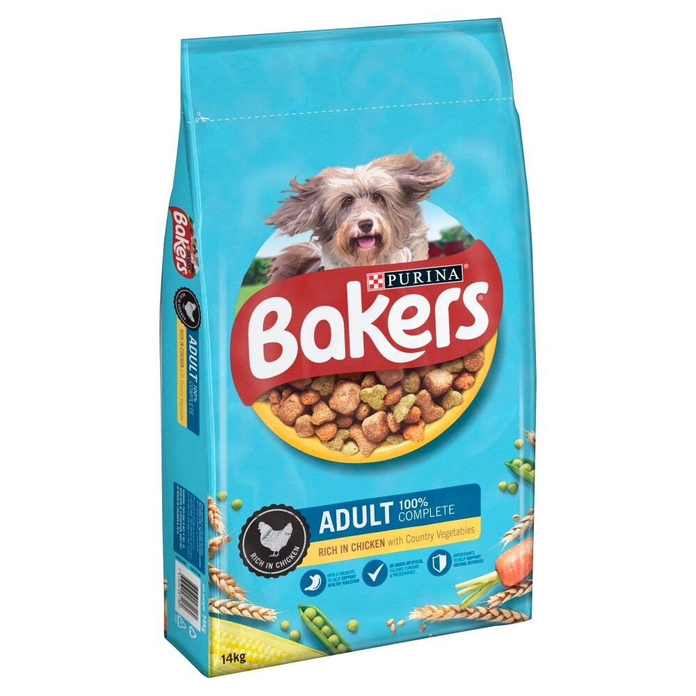 Bakers Adult Chicken &amp; Vegetable 14kg - Dry Dog Food