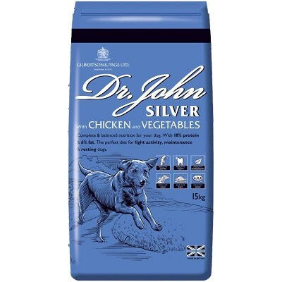 Dr John Silver Chicken &amp; Vegetable 15kg - Dry Dog Food