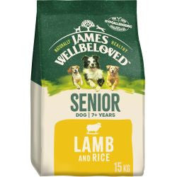 James Wellbeloved Senior Lamb &amp; Rice 15Kg - Dry Dog Food