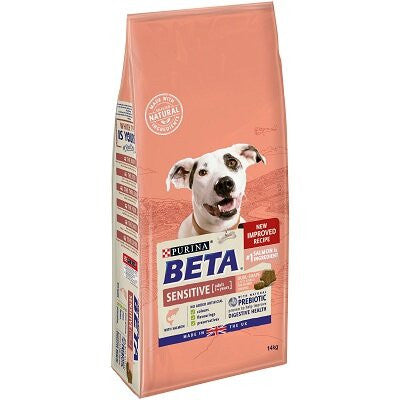 Beta Sensitive Salmon &amp; Rice 14kg - Adult Dry Dog Food