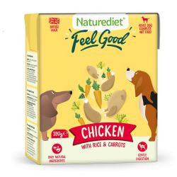 Naturediet Feel Good Chicken with Rice &amp; Carrots | Wet Dog Food