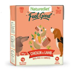 Naturediet Feel Good Chicken &amp; Lamb with Rice &amp; Carrots - Wet Dog Food