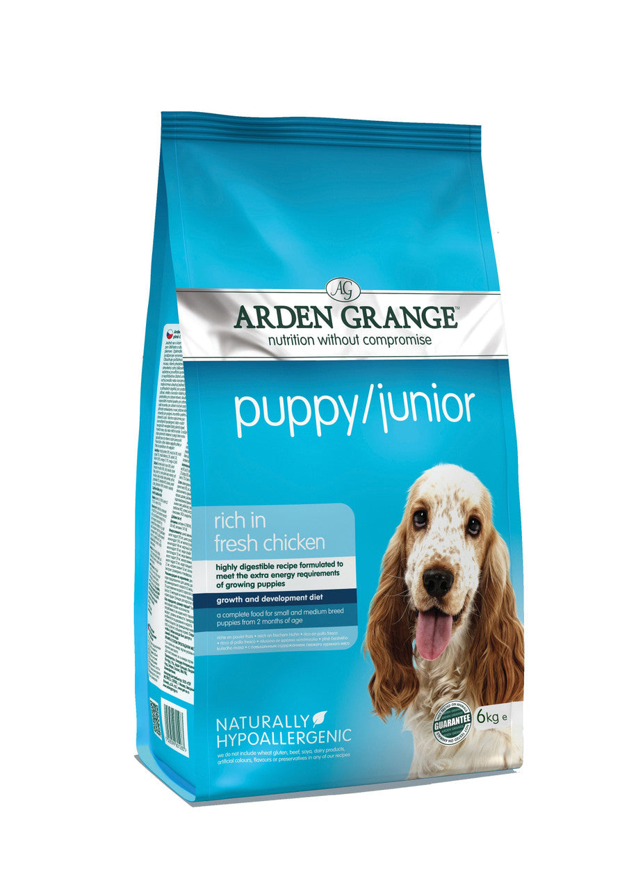 Arden Grange Puppy Junior Chicken 6Kg - Dry Puppy Food