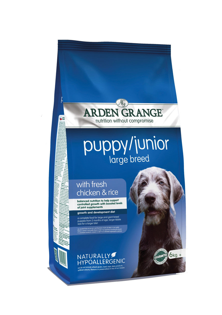 Arden Grange Large Breed Chicken &amp; Rice 6Kg - Dry Puppy Food