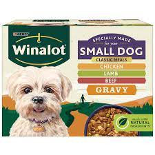 Winalot 12x100g Small Dog Chunks in Gravy Pouches Wet Dog Food