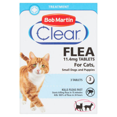 Bob Martin Flea &amp; Tick  - 3 Tablets - Cat Care Treatment